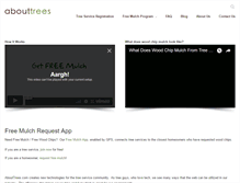 Tablet Screenshot of abouttrees.com